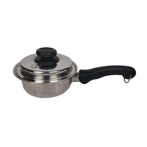 SALADMASTER 1 Qt System 7 Surgical Stainless Steel Saucepan TP304-316 VapoLidUSA